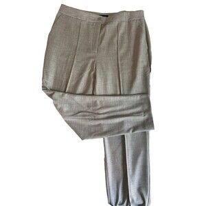 Express Womens Gray High Rise Ankle Dress Pants Size 14